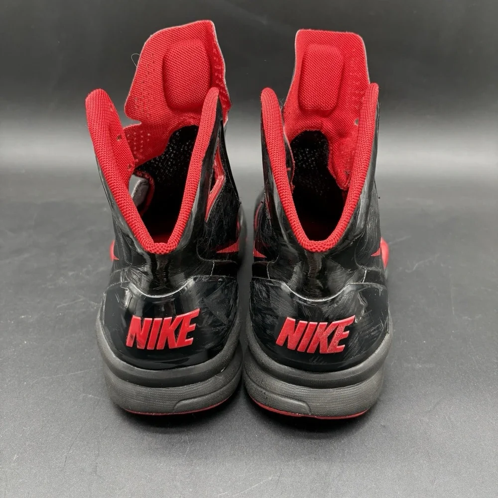 Nike Hyperdunk 2010 Black Red Croc Hyperdunk Size 9 407625-004 NO LACES